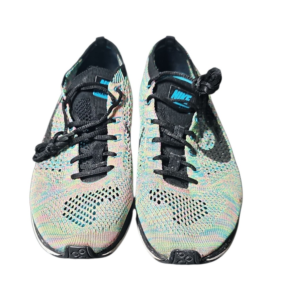 Nike Flyknit Racer Multicolor 2.0 Mens Running Shoes 526628-304 Size 7.5